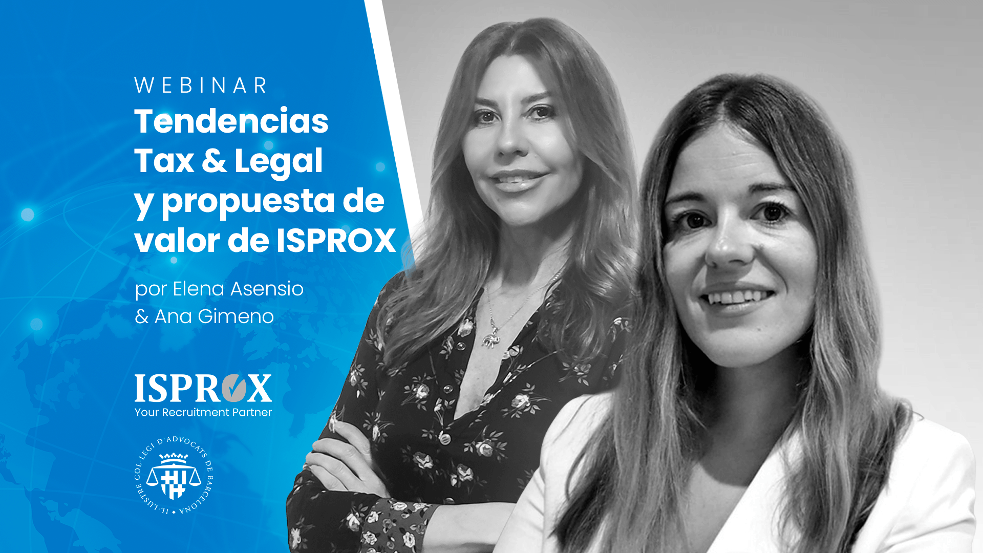 Tendencias Tax & Legal – Formación de Ana Gimeno & Elena Asensio en la Feria de la Ocupación 2022 del ICAB