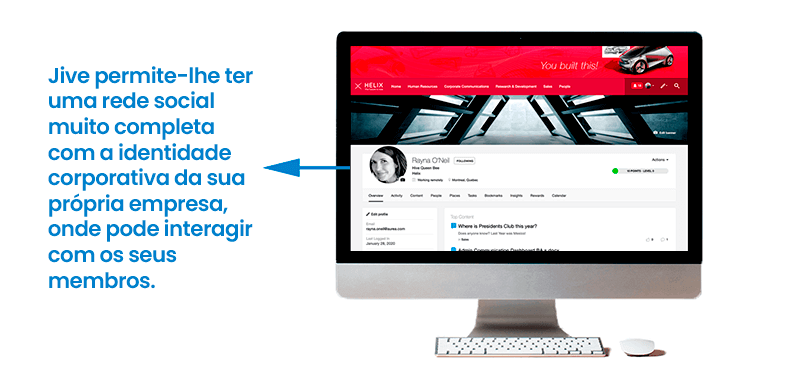 Imagen de la herramienta Jive