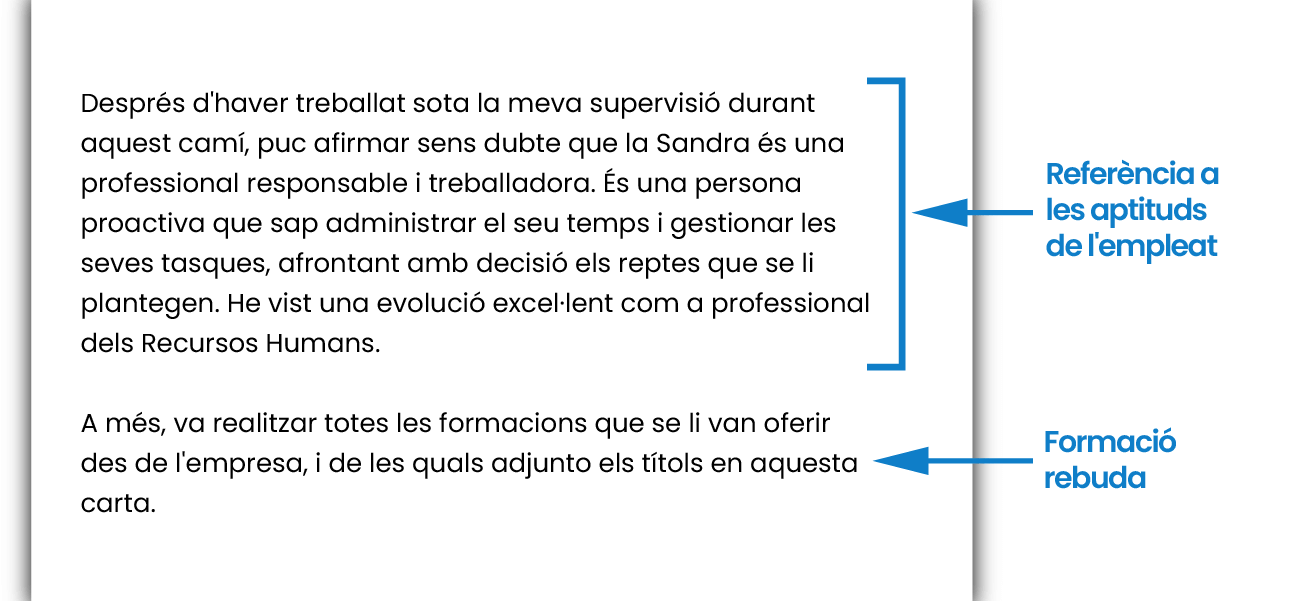 Imatge de Model carta recomanació sobre la segona part
